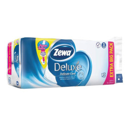ZEWA тоалетна хартия, Deluxe, Delicate Care, 20 броя